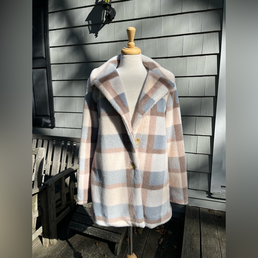 Z Supply Women's Plaid Short Coat - Picture 2 of 8